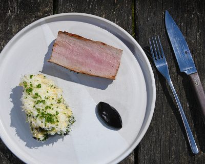Pork Fillet with Black Garlic Glaze