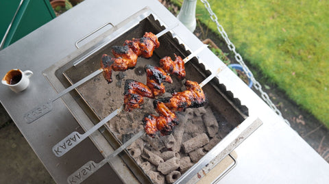 Spiced  Chicken Wings Skewers