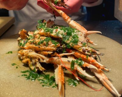 On the coals Barbecued Langoustines | Kasai Grills