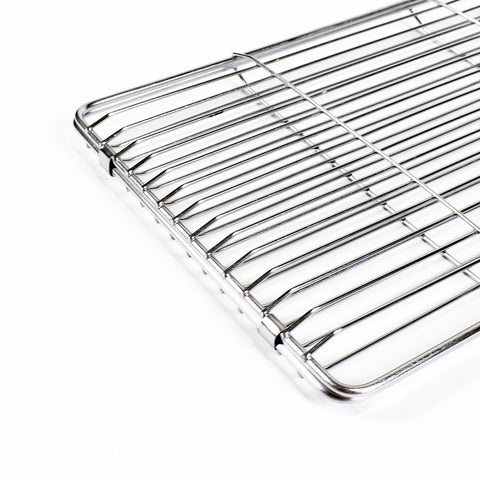 Kasai Stainless Steel Sardine & Octopus Grilling Basket - 30 x 20 x 2cm - 45cm Overall Length