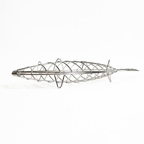 Kasai Stainless Steel Fish Grilling Basket - Large - 45 x 20cm