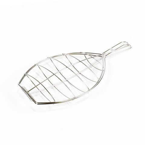 Kasai Stainless Steel Turbot Grilling Basket - XL - 42 x 30cm