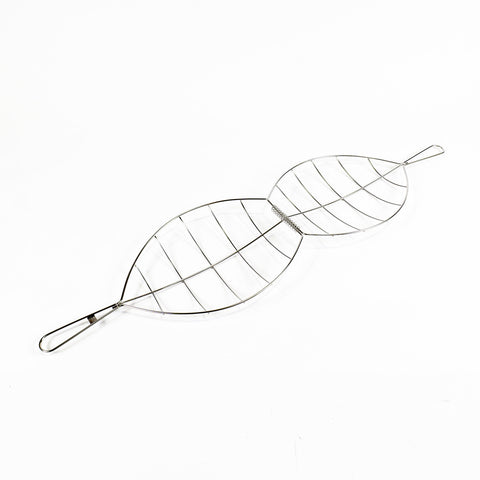 Kasai Stainless Steel Turbot Grilling Basket - XL - 42 x 30cm