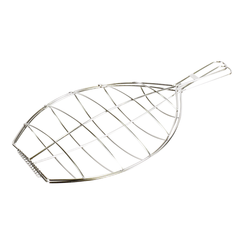 Kasai Stainless Steel Turbot Grilling Basket - XL - 42 x 30cm