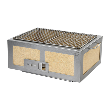 Medium Wide Kasai Konro Grill with Stainless Steel Frame