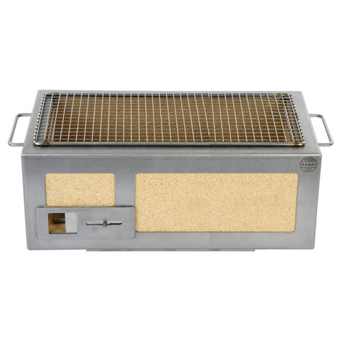 Medium Long Kasai Konro Grill with Stainless Steel Frame